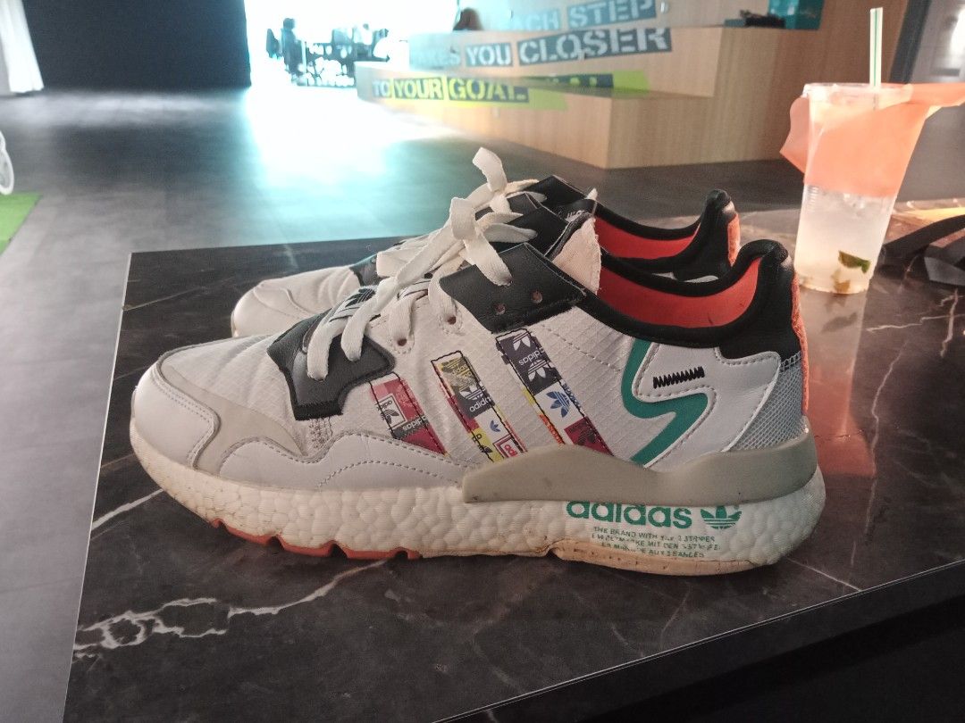Adidas nite hotsell jogger amber tint