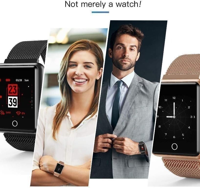 AGPTEK Bluetooth Smartwatch Waterproof IP67 Colour Screen Fitness