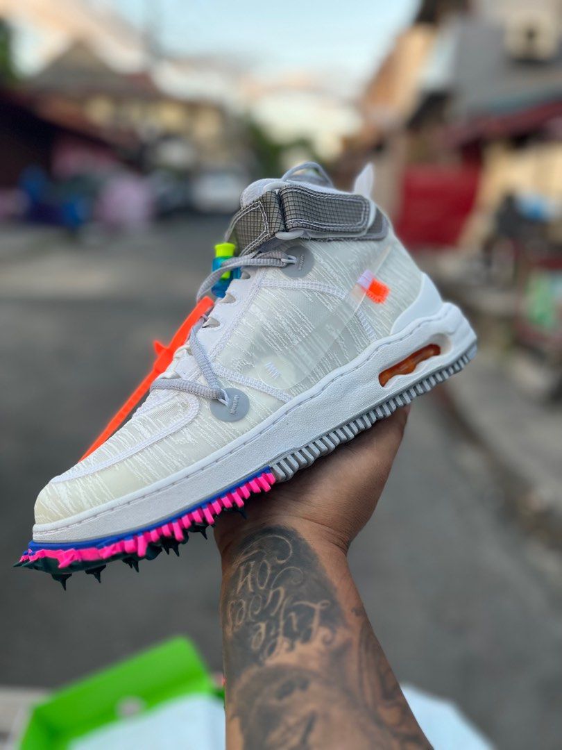 Air force 1 mid x off - white (Category: Sneakers) located in Quezon City. Submitted by flipside_thriftshop (Listing ID 1229825048, Image 1). Description: Brand new size 10 Off white collab.
