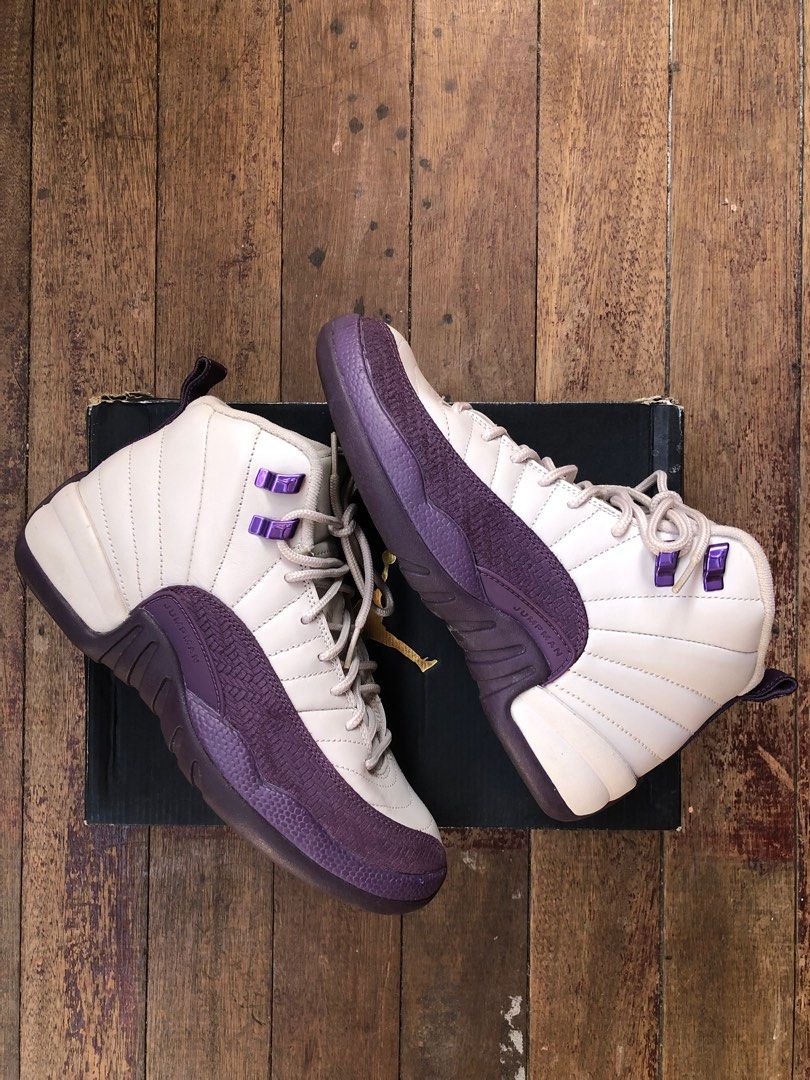 RUSH Air Jordan 12 Retro GS Pro Purple Women s Fashion