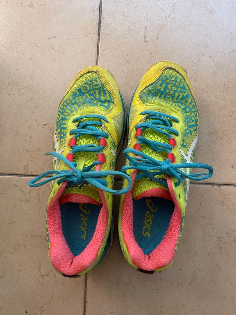 Yellow discount netball trainers