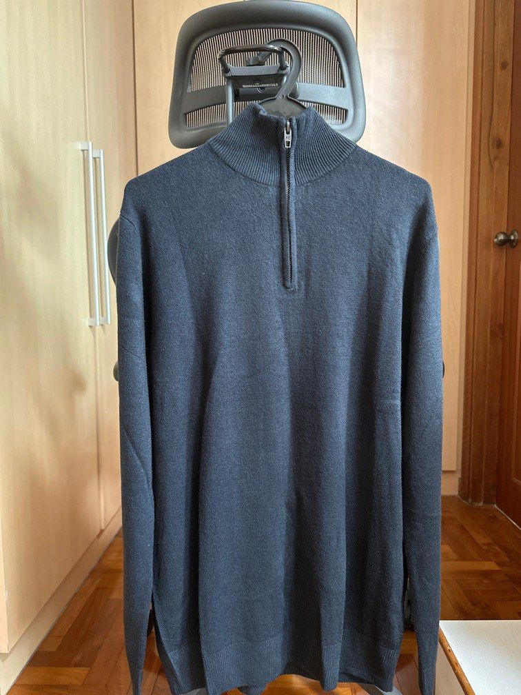 Quarter zip outlet pullover sweater