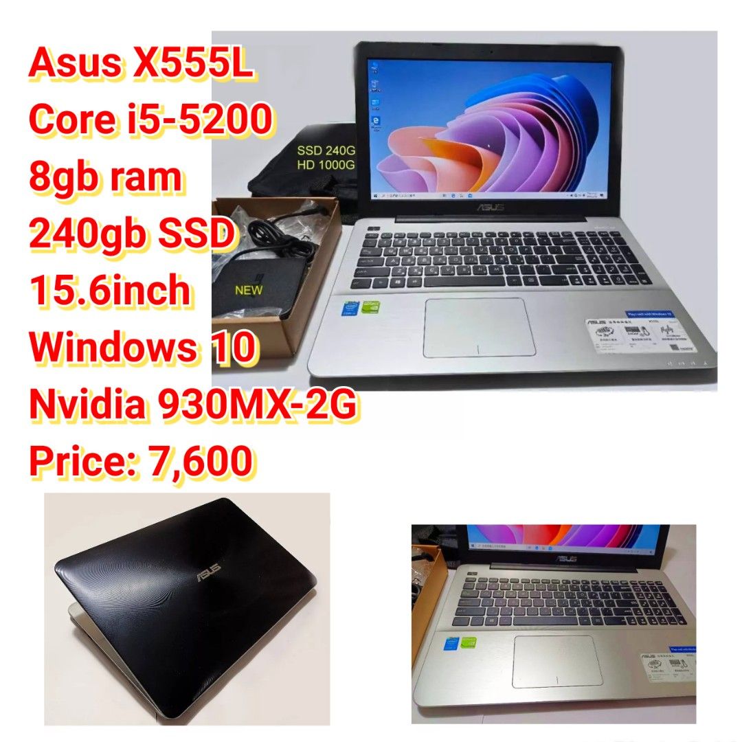 Asus X555l Asus Laptop I5 5th Gen 8gb Ram Asus X555LA-XX172D (Core