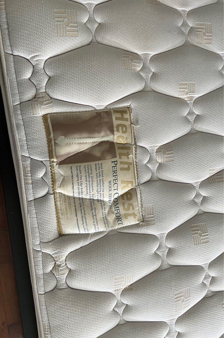 Australian king size mattress and bed, Furniture & Home Living