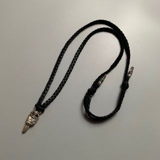 Authentic Chrome Hearts - Heart Dagger - Leather Lanyard