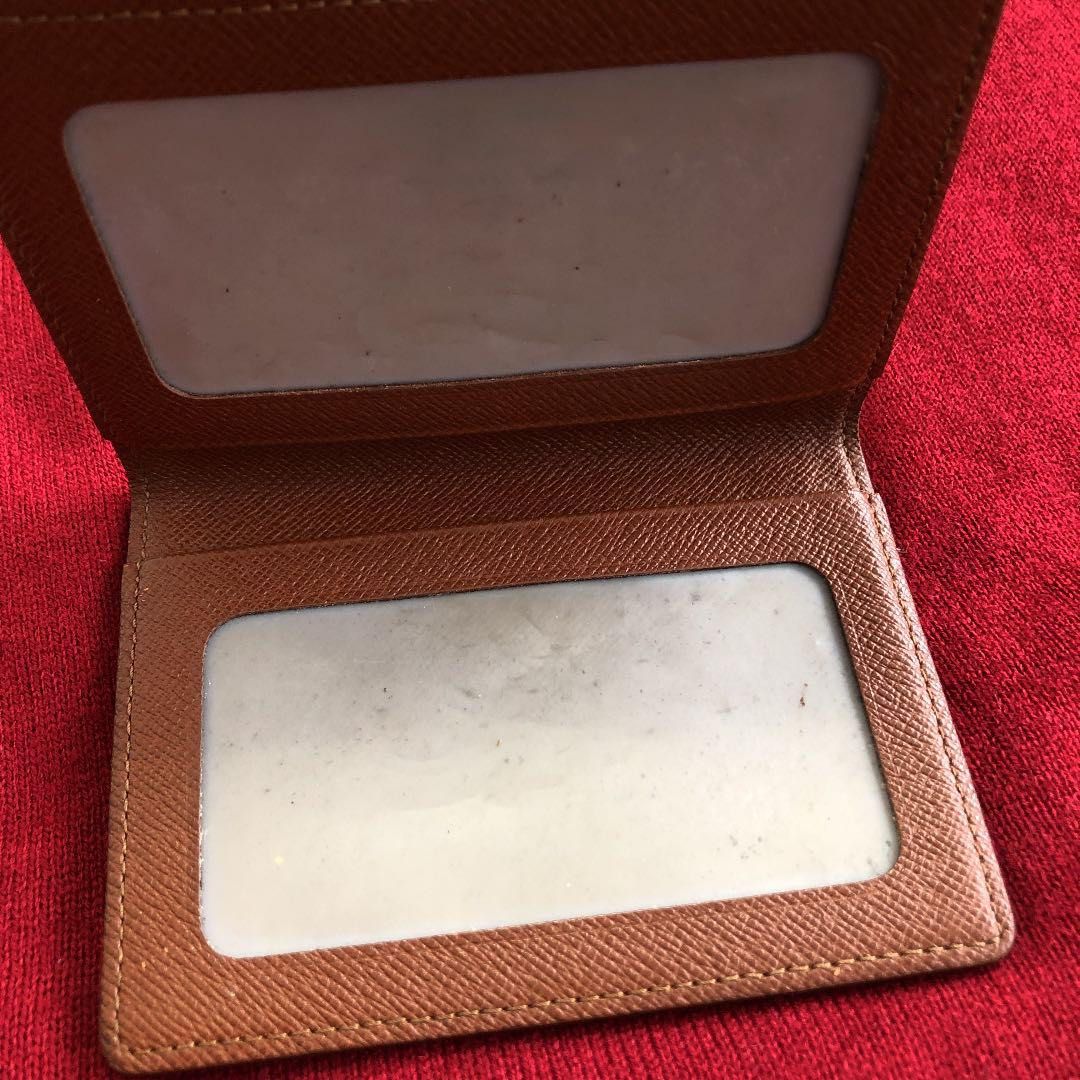Authentic Louis Vuitton Cardholder/Wallet (Category: Luxury Bags & Wallets) located in Antipolo. Submitted by kiksy.closet (Listing ID 1229709103, Image 3). Description: Authentic Louis Vuitton Cardholder/Wallet - Guaranteed authentic; purchased at a regular store in Fukuoka. It has a code inside one of the compartments. - No noticeable stains, although the inside needs some cleaning as seen on the pic. - Can be used as a cardholder and as a wall
