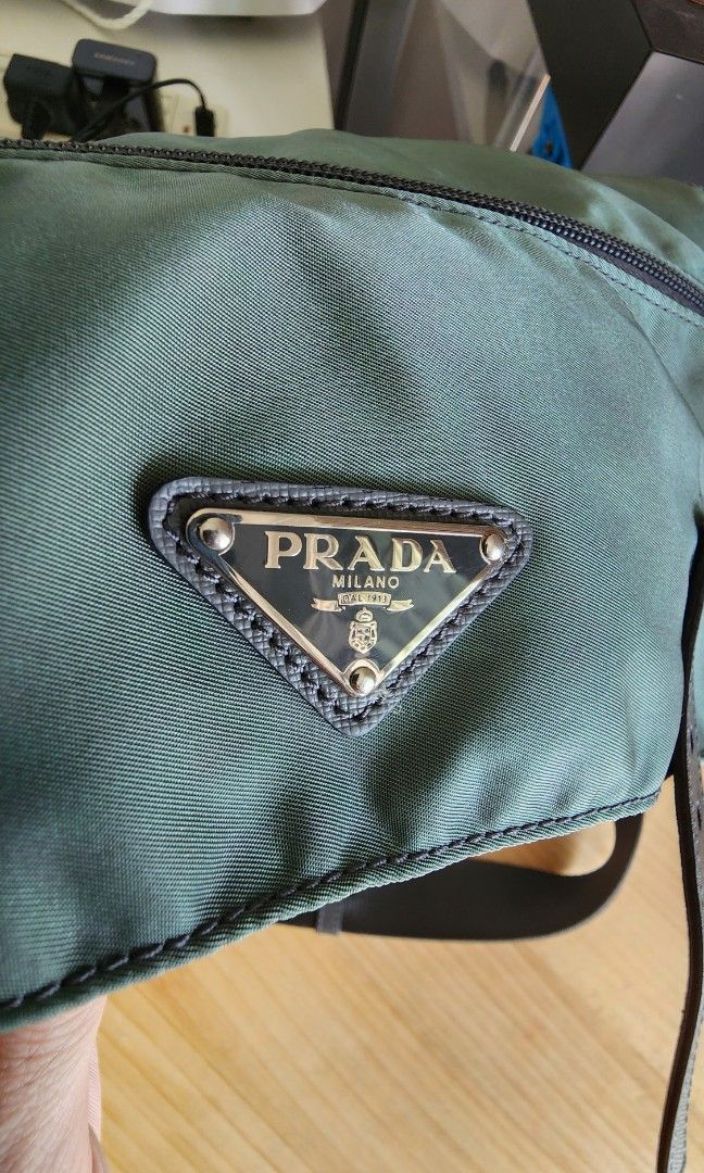 Prada logo sales authentic
