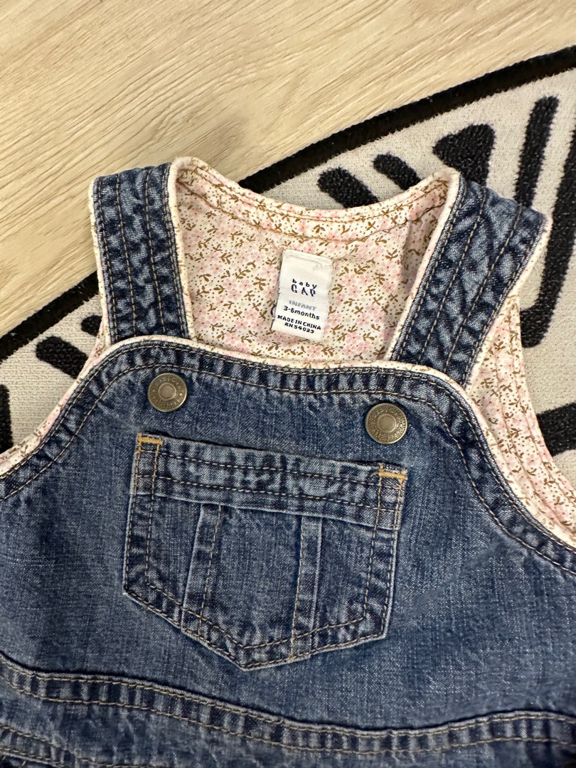 Gap jean best sale overalls