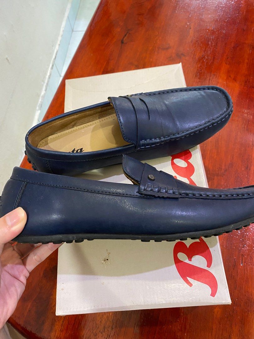 Faux discount leather moccasins