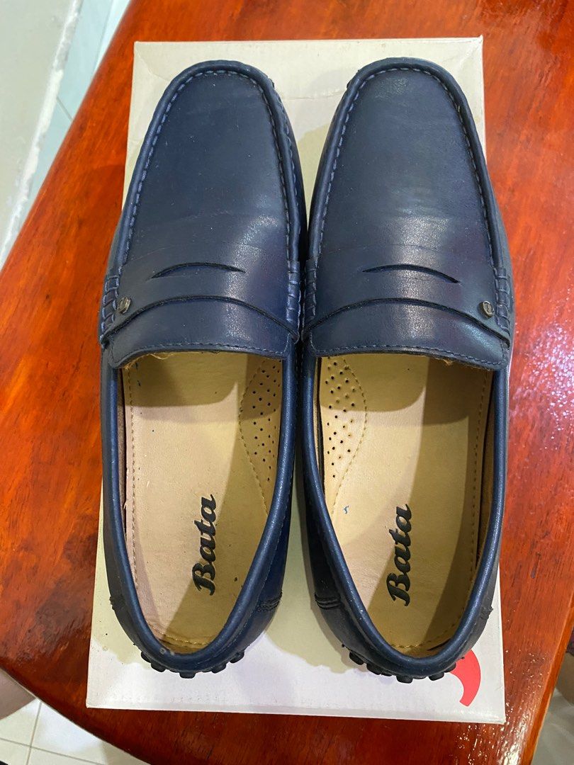 Bata Faux Leather Moccasin loafers