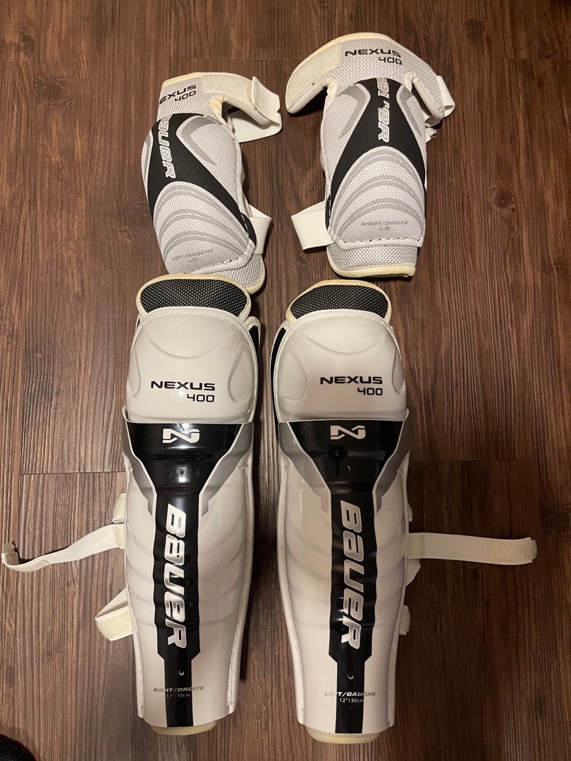 Bauer Nexus 400 Ice Hockey Shin Guard & Elbow Pad, Sports Equipment