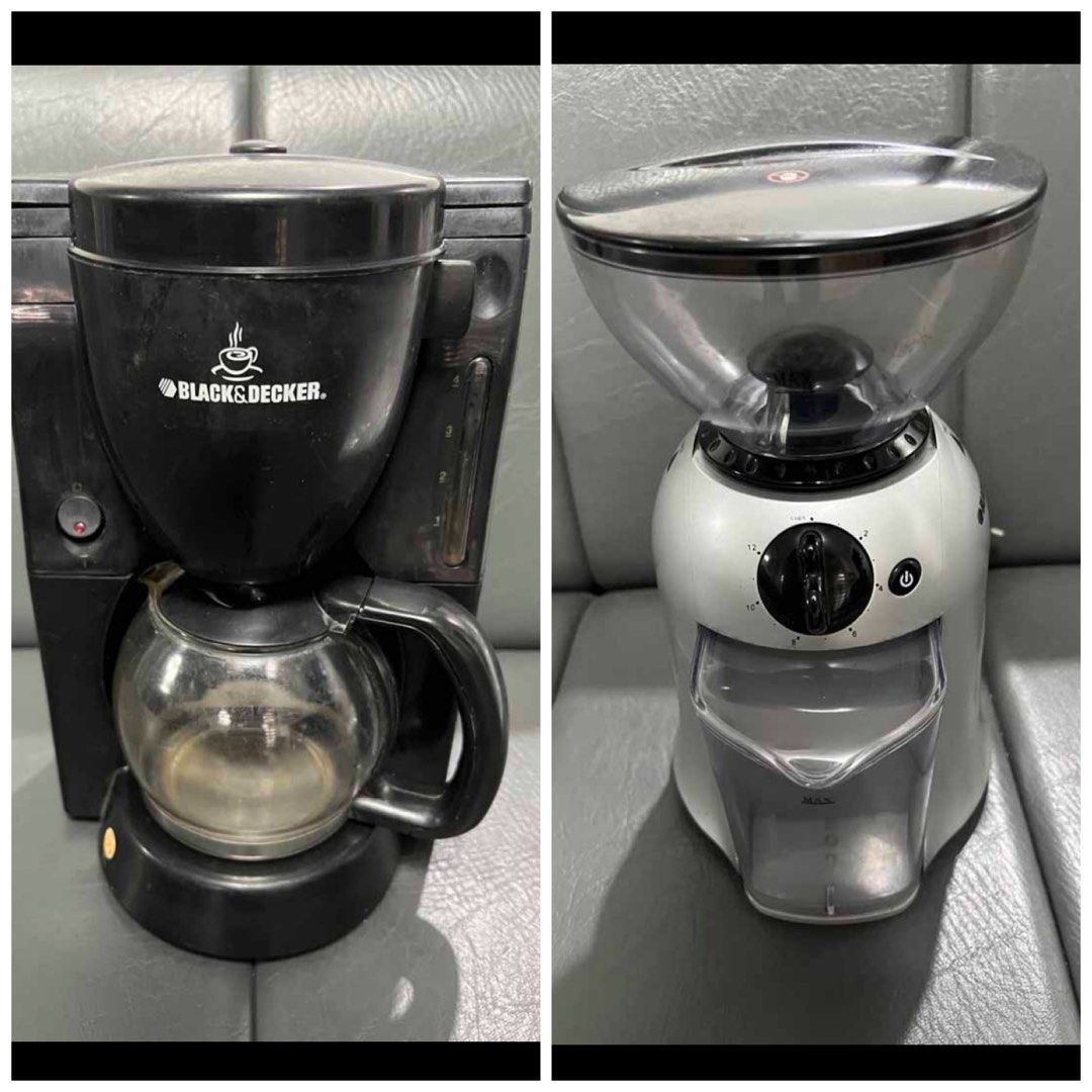 Black and decker sales coffee maker with grinder