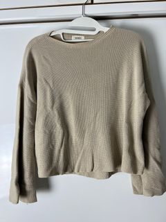 Beige knit top - from Yesstyle
