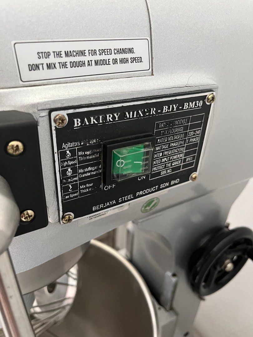 Berjaya Bakery Mixer, TV & Home Appliances, Kitchen Appliances, Hand