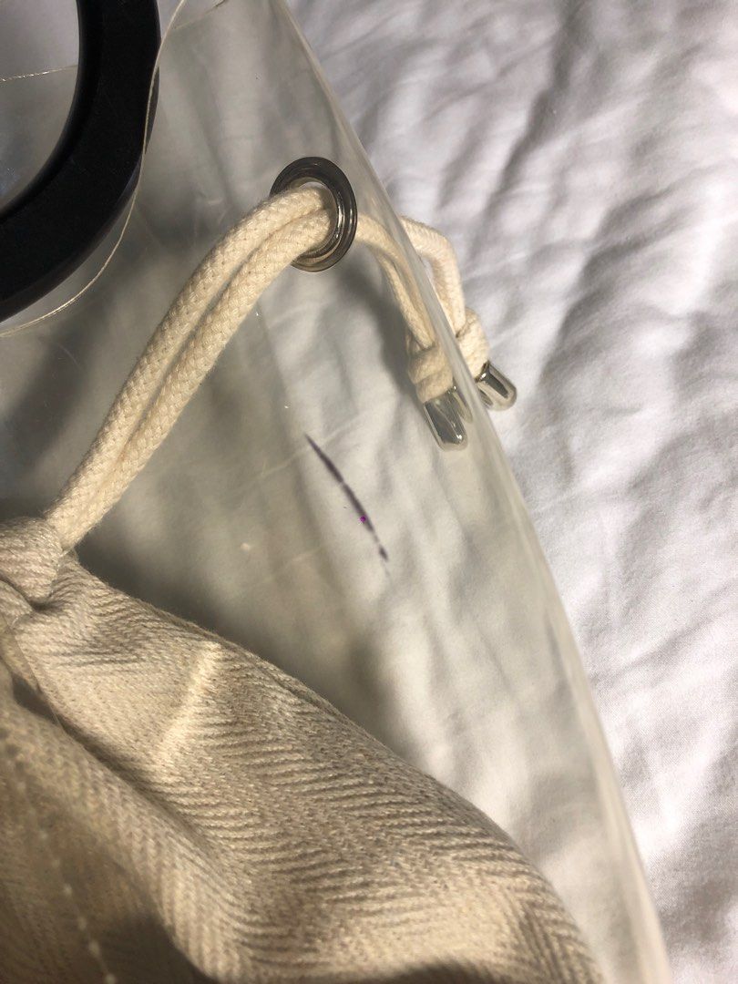 Bershka clear bag store