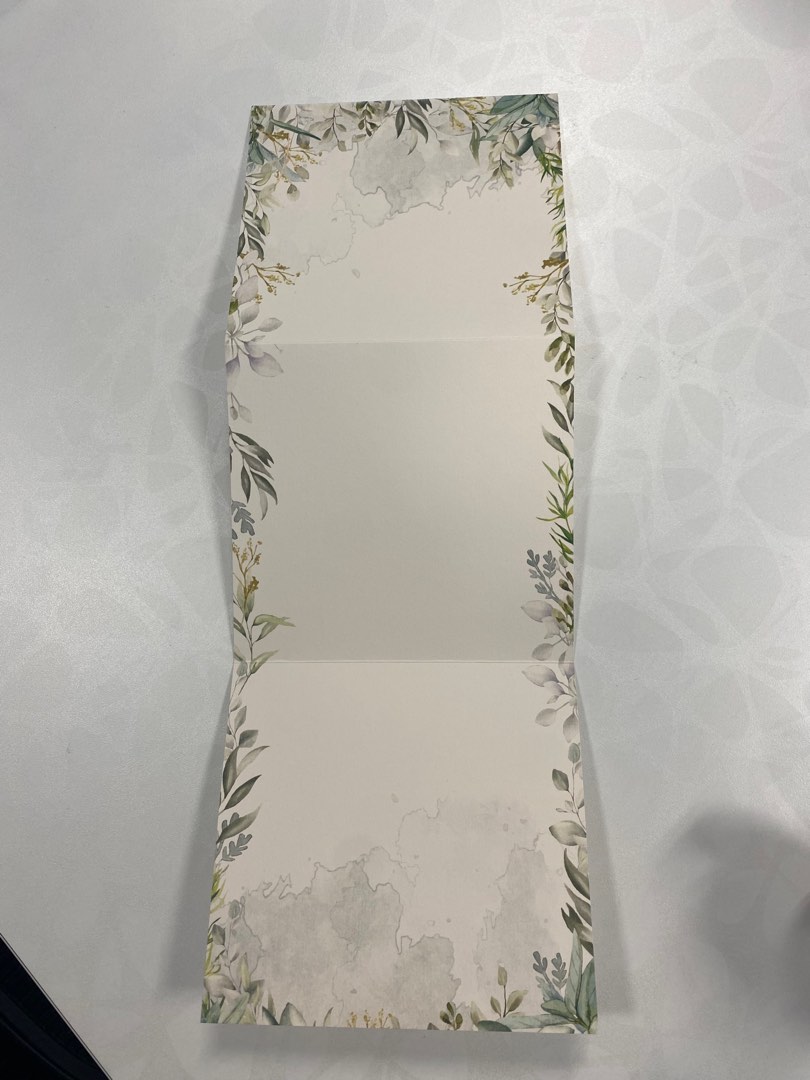 Blank invitation cards with envelopes 90pcs (1.20 per pc), Hobbies