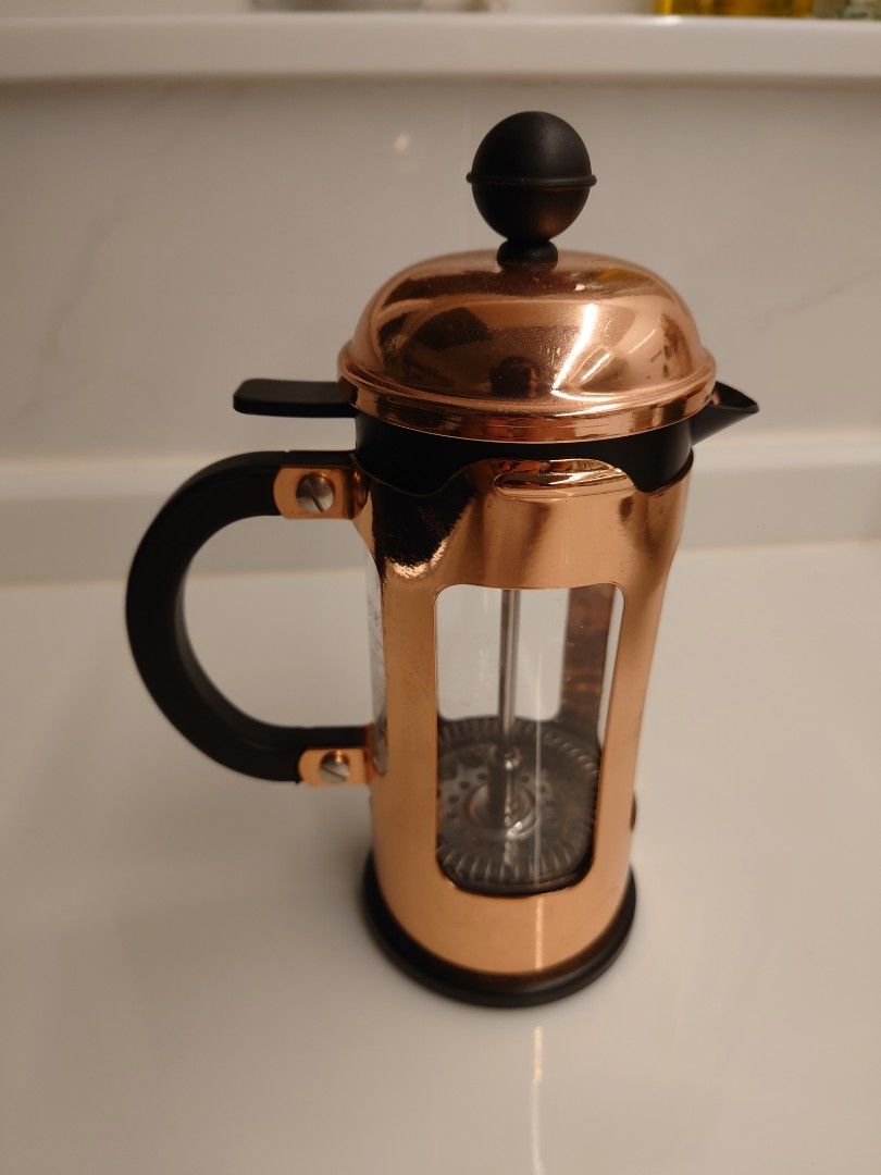 Bodum Rose Gold Coffee French Press, 家庭電器, 廚房電器, 咖啡機及咖啡壺 Carousell