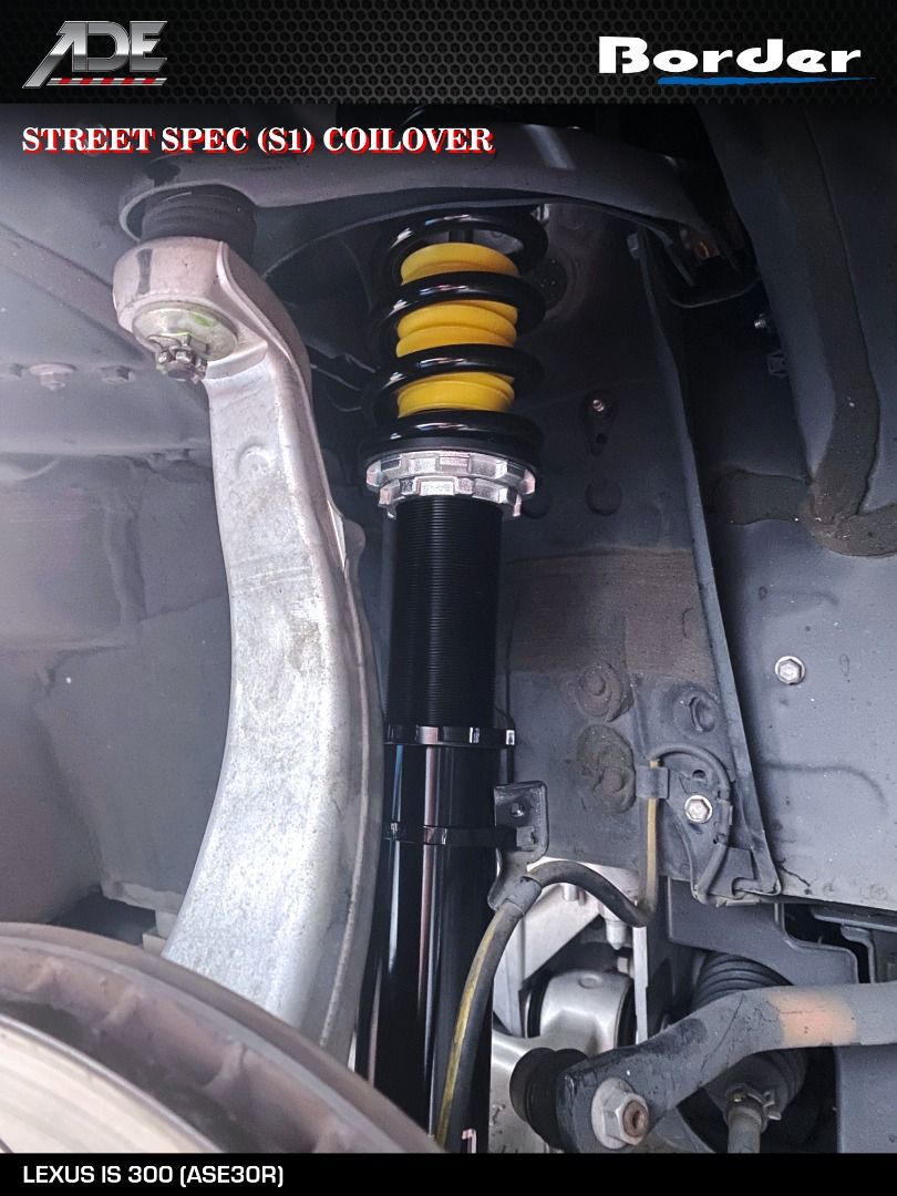 BORDER STREET SPEC (S1) COILOVER ON LEXUS IS 300 (ASE30R), Car ...