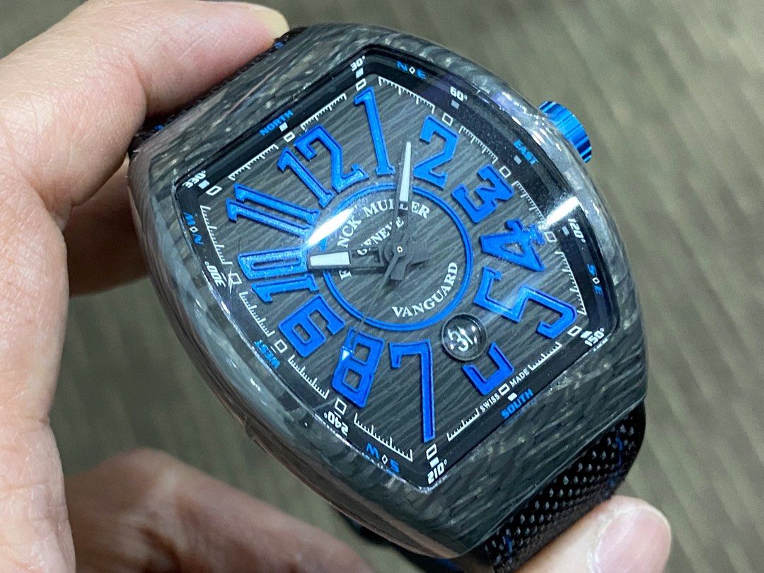 Franck muller vanguard carbon new arrivals