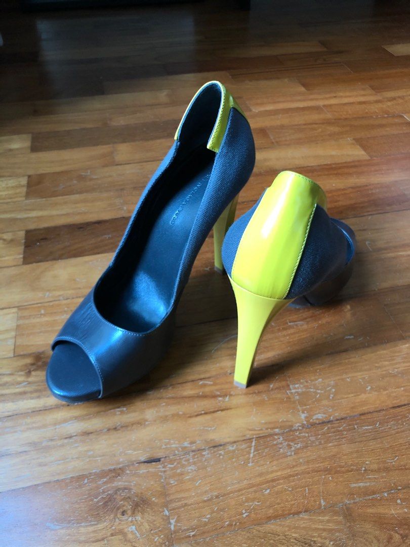 Balenciaga heels yellow hotsell