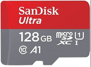 Brand New SanDisk Ultra microSDXC UHS-I Card - 128GB (up to 140mb/s)