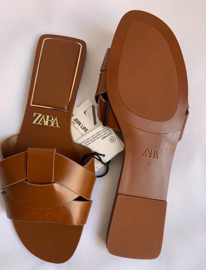Zara women online slippers
