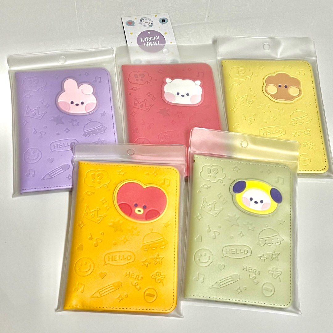 BT21 minini Leather Patch Passport Cover