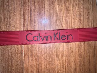 Calvin Klein red belt