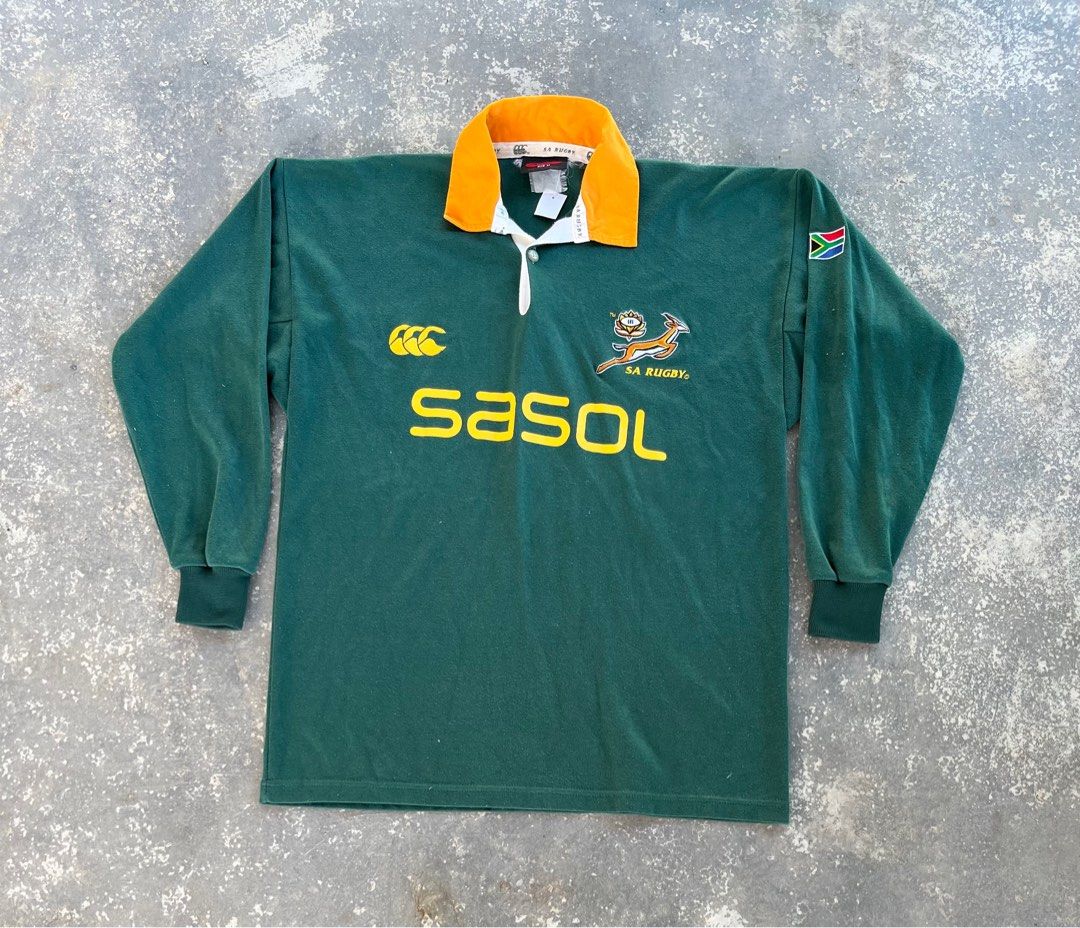 Canterbury SA Rugby Polo Shirt Men s Fashion Tops Sets