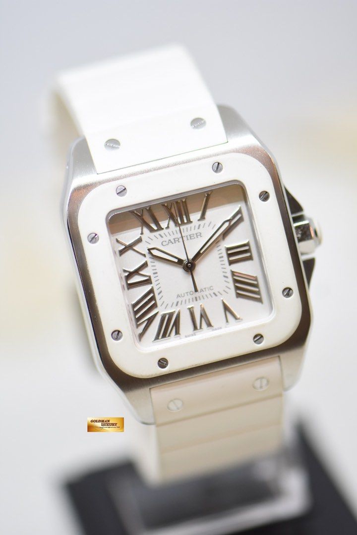 Santos 100 rubber strap on sale