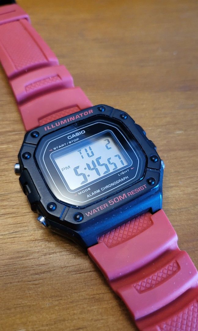 Casio illuminator pink store