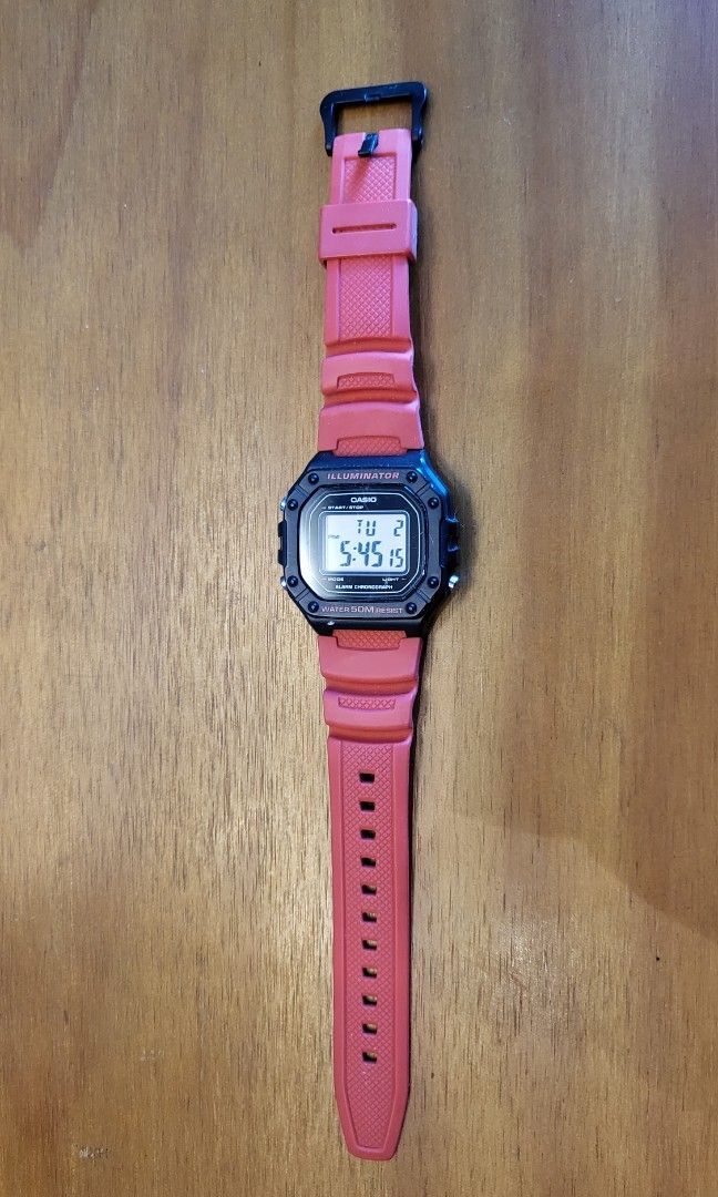 Casio Illuminator W 218H Men s Fashion Watches Accessories