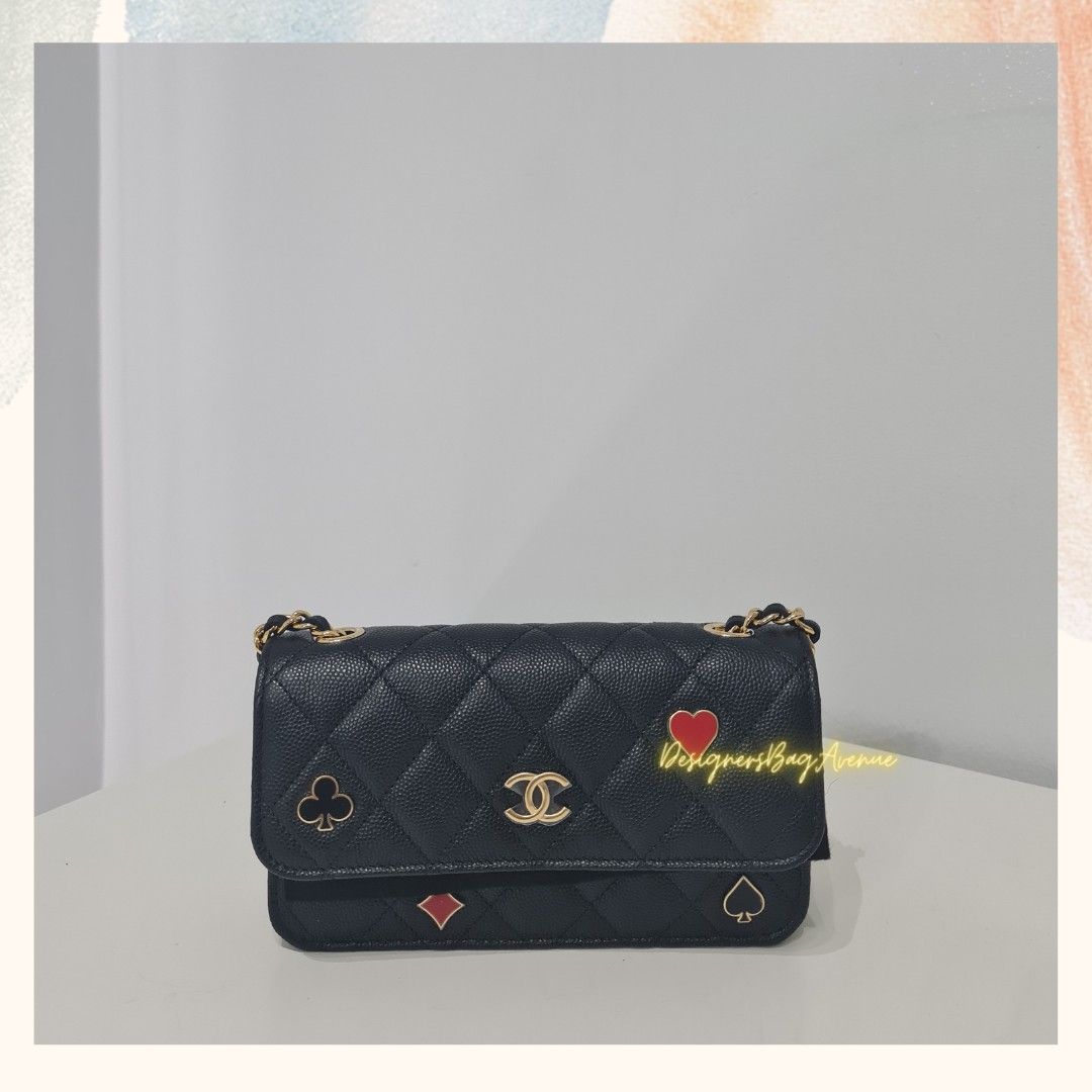 Chanel 23c Flap Phone Holder with Chain (Microchip), Luxury, Bags & Wallets  on Carousell