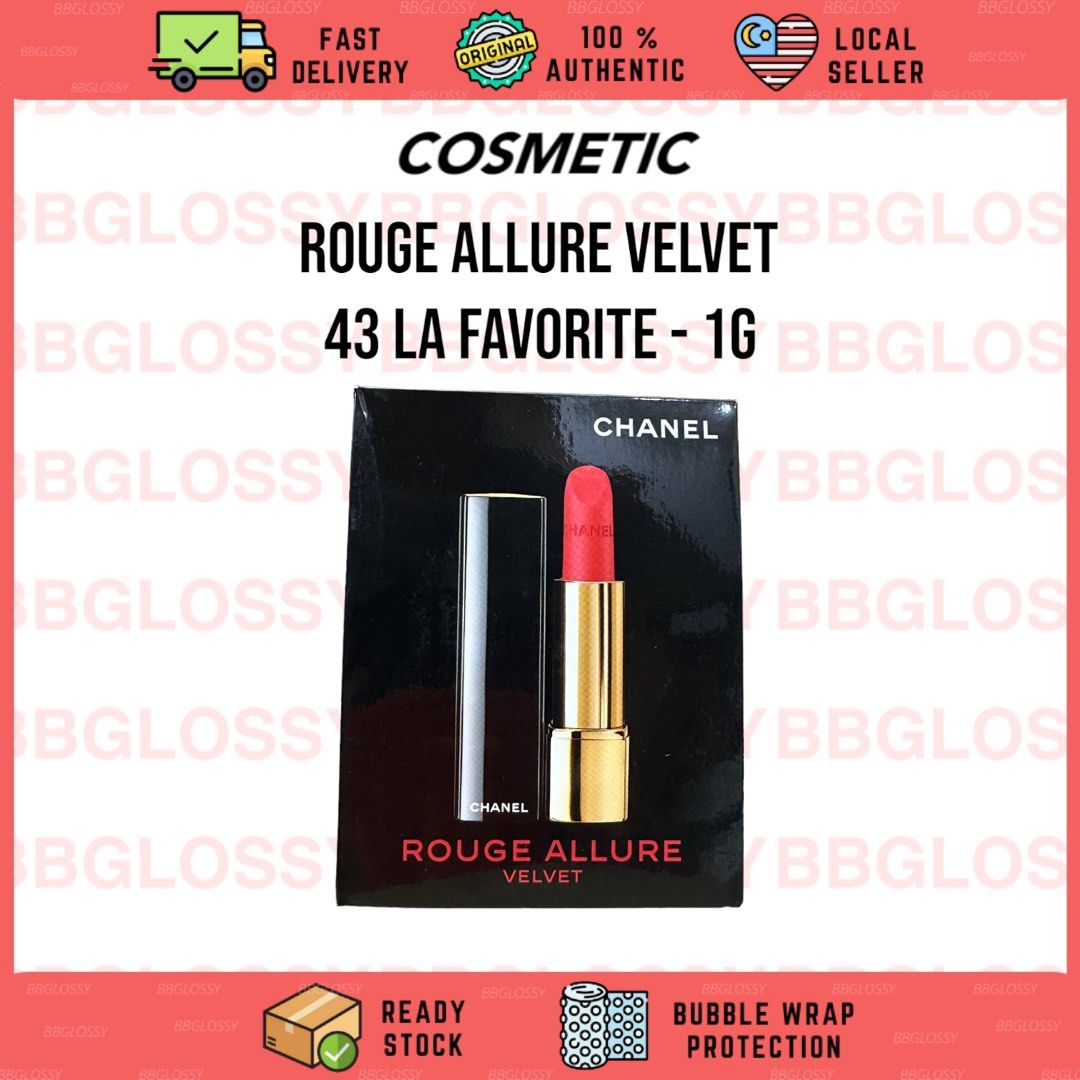 Chanel Rouge Allure Velvet Luminous Matte Lip ColoUr 1g # 43 La Favorite