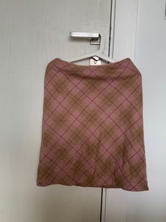 Checkered skirts
