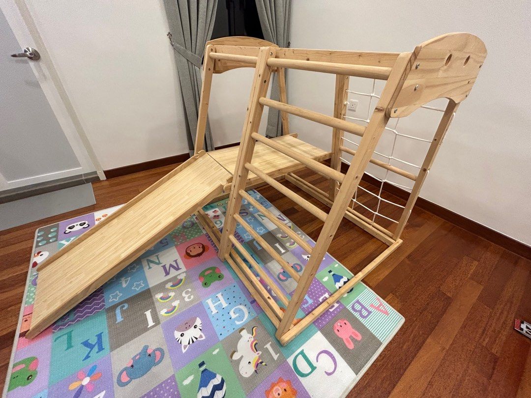 Children Wooden Play Gym LIKE NEW CHEAP