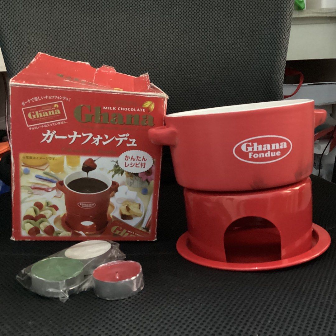Choco Fondue (Category: Dinnerware & Cutlery) located in Baliuag. Submitted by importeditemsbykimi (Listing ID 1229701199, Image 2). Description: Walang stick pot lang at initan and candle.