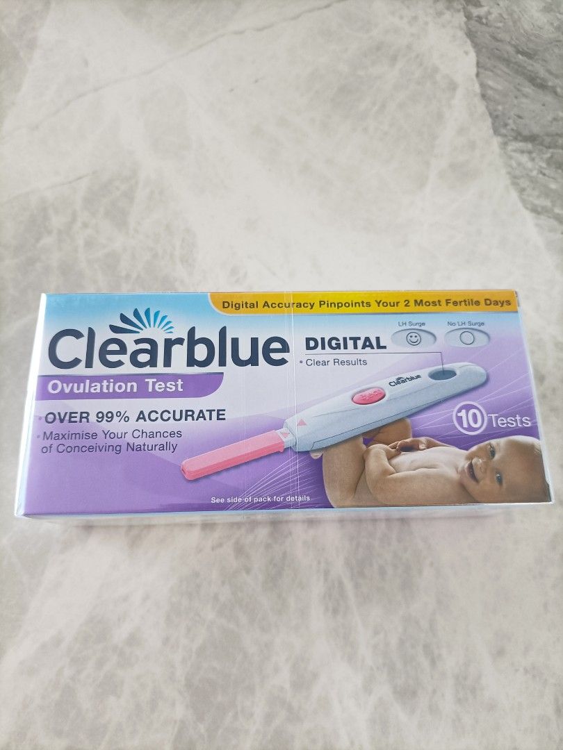 Clear blue Ovulation test kit, Babies & Kids, Maternity Care on Carousell