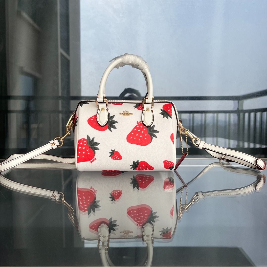 Disney X Coach Mini Rowan Crossbody With Ice Skate Motif