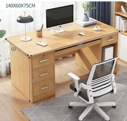 Computer Desk Simple Modern Home Desk Chair Combination Office