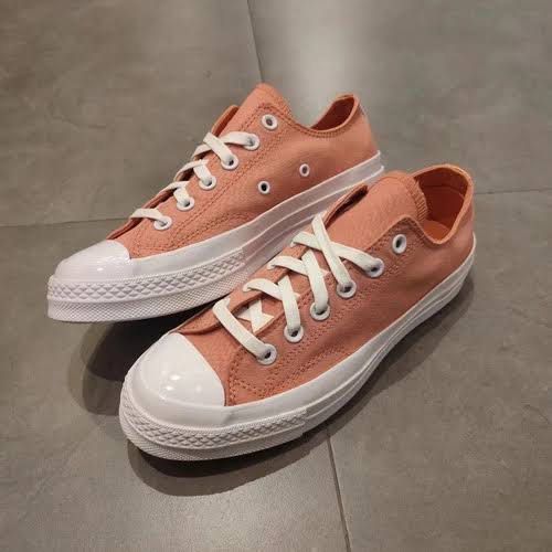 Blush rose gold converse shop