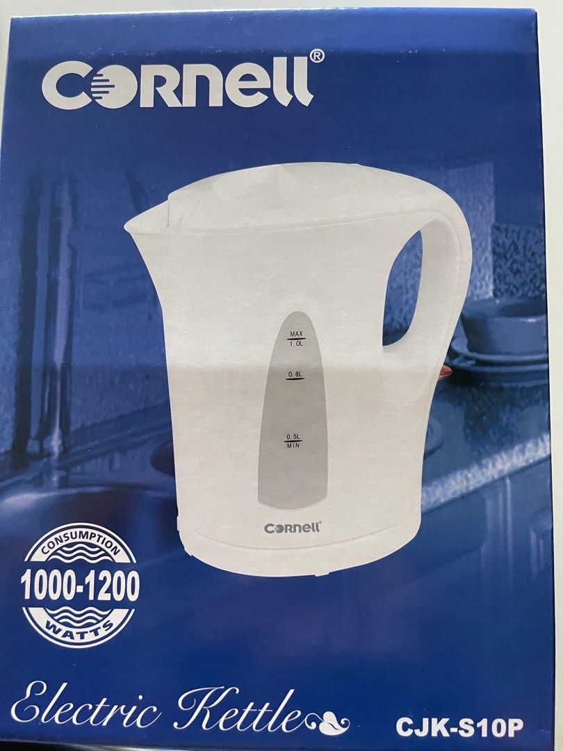 Cornell Electric Kettle 1l Brand New, TV & Home Appliances, Kitchen