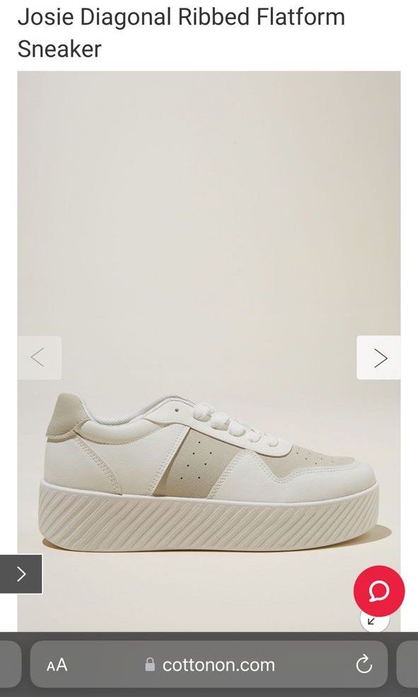Cotton on platform sneakers 2025