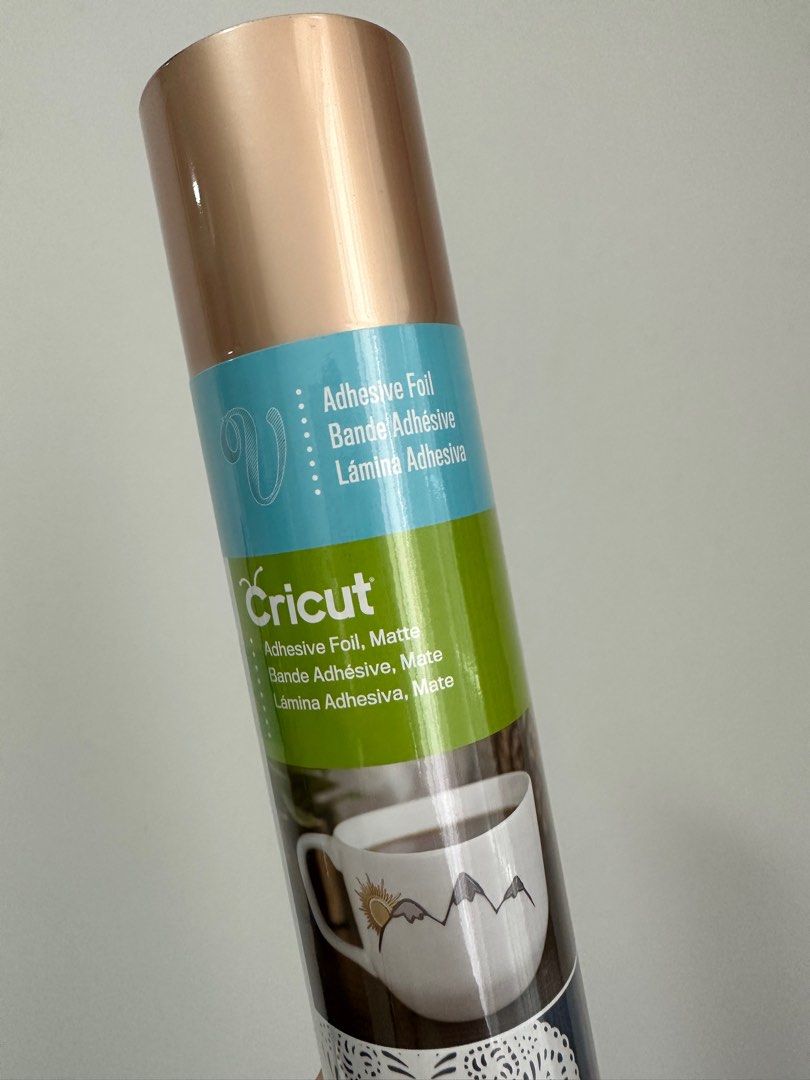 Cricut Adhesive Foil Vinyl in Matte Champagne, Hobbies & Toys