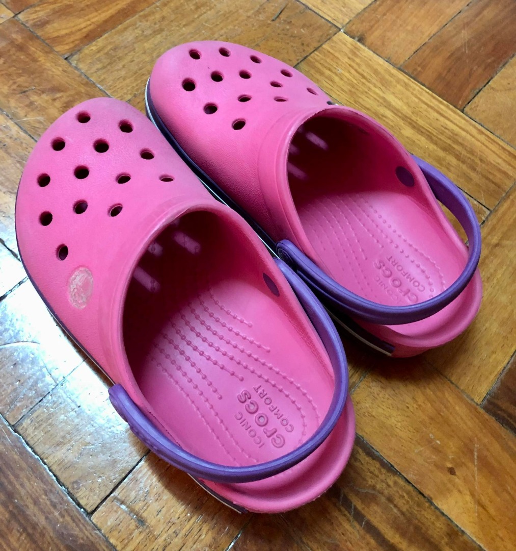 Crocs Kids Class Clog Pink Size 12, Babies & Kids, Babies & Kids ...