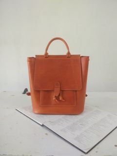 "customize leather backpack "leather handmade