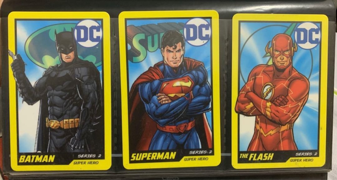 DC superhero cards collection (from SG Arcades), Hobbies & Toys, Toys