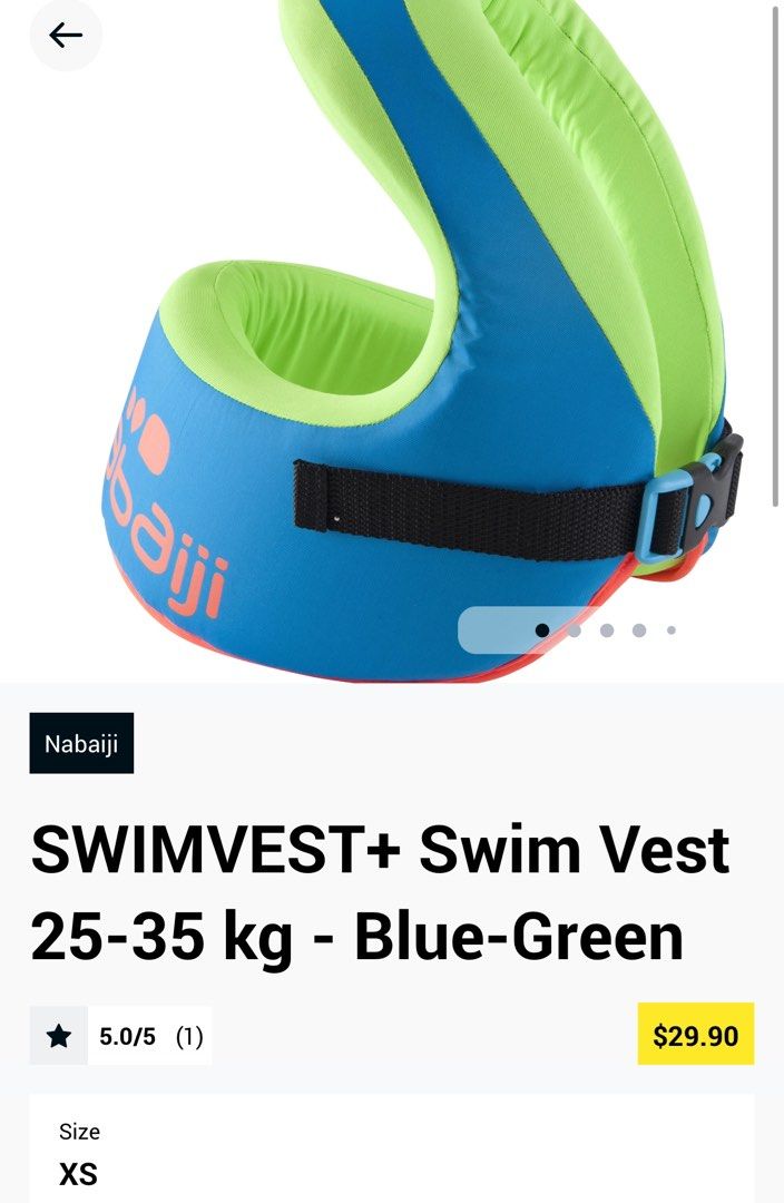 Decathlon Kids Swim Vest (2535kg size), Sports Equipment, Sports