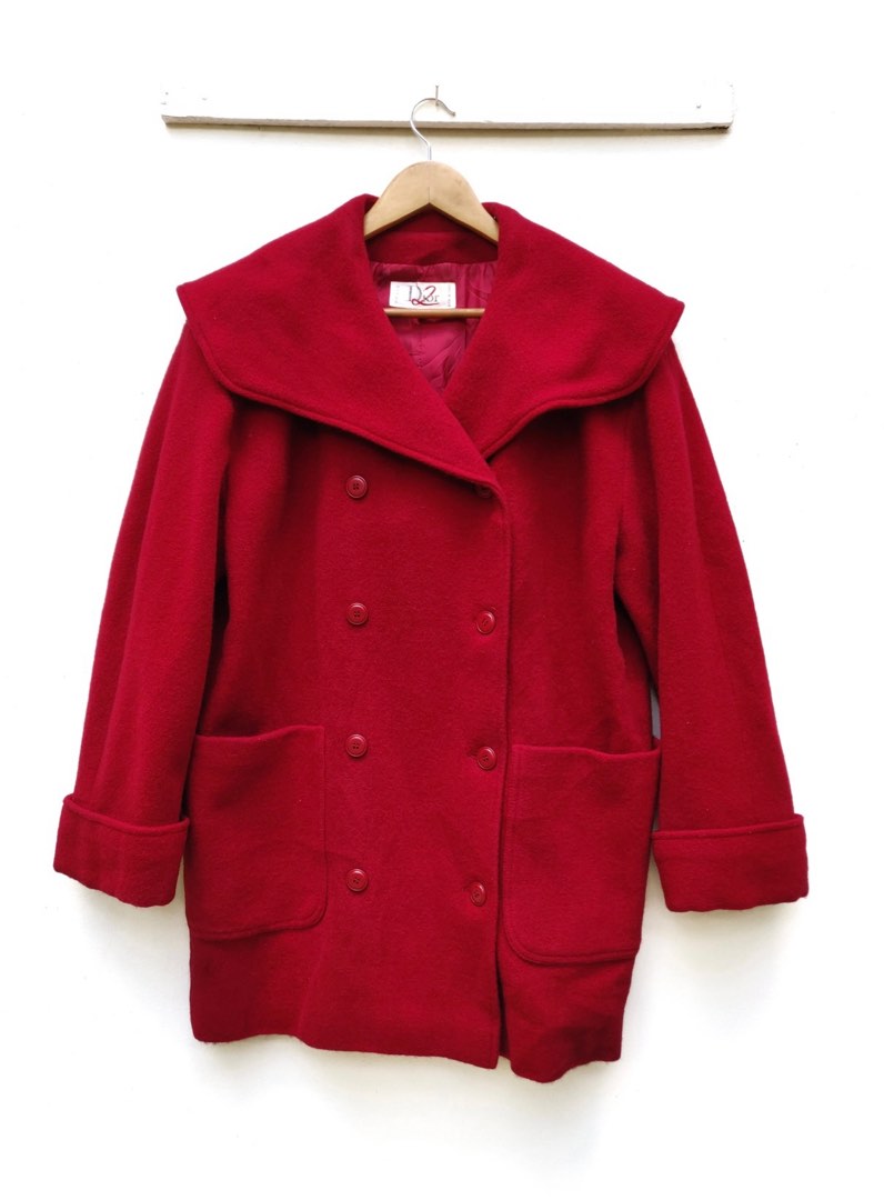 Dior jacket big collar, Women's Fashion, Coats, Jackets and Outerwear on Carousell