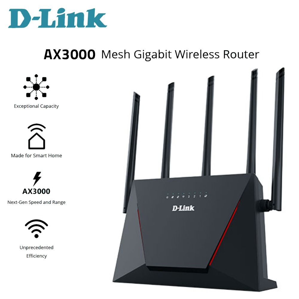 DLink AX3000 WiFi 6 ROUTER, Computers & Tech, Parts & Accessories